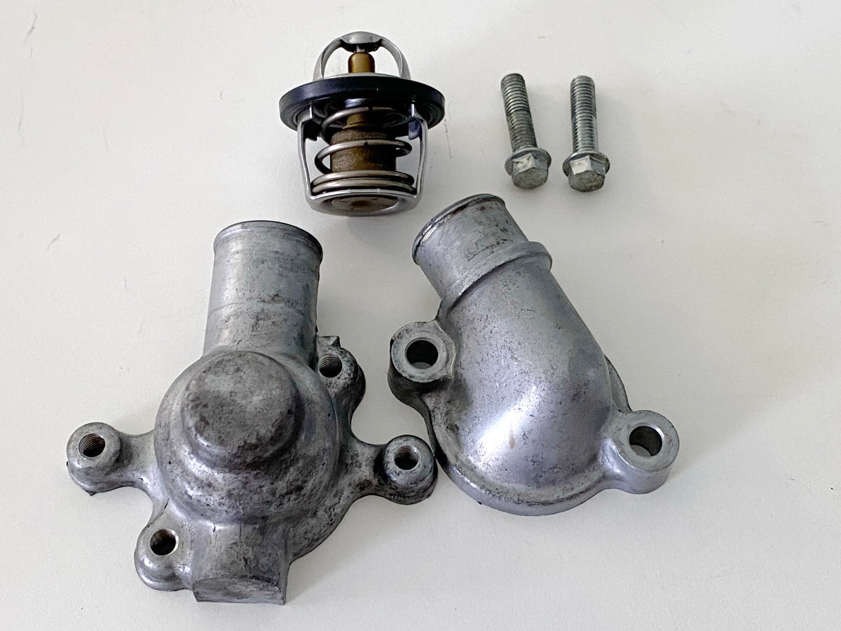 Kawasaki EL 252 EL 250B Eliminator Termostato Carcasa del termostato (para motor)