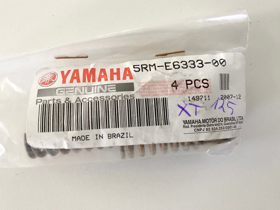 YAMAHA XT125 original Federn Kupplung Kupplungsfedern 4 Stück  NEU