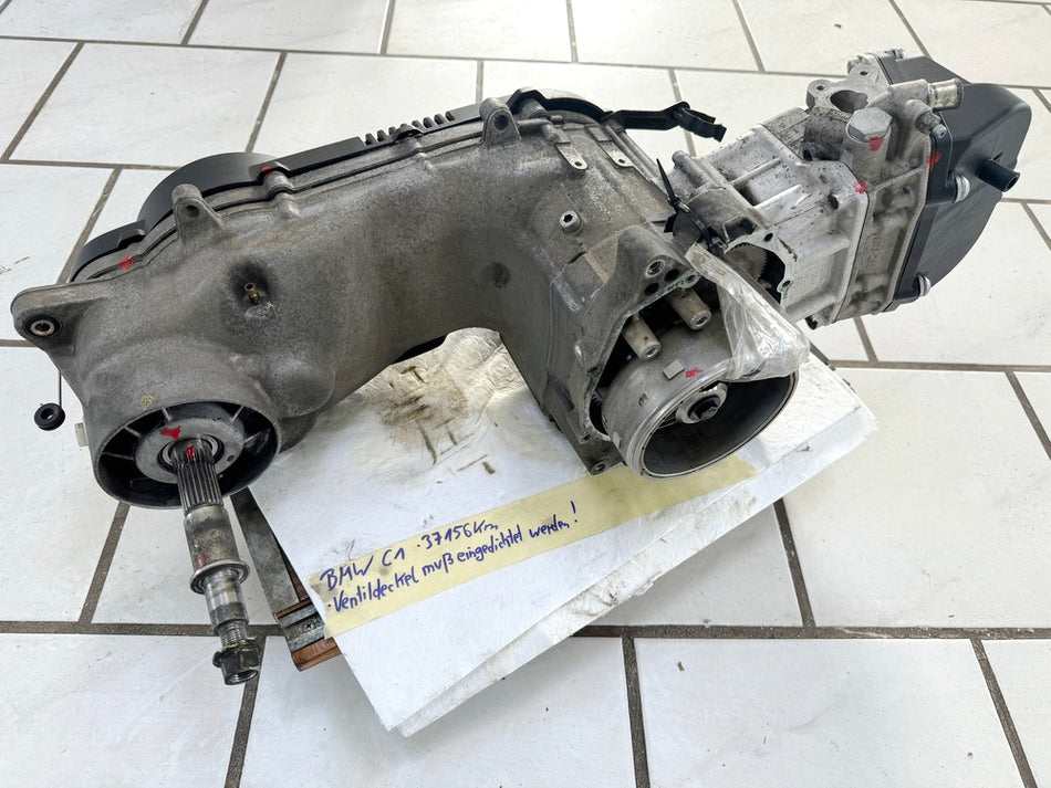 BMW C1 125 ABS Engine Drivetrain Crankshaft Cylinder Head 37156 km