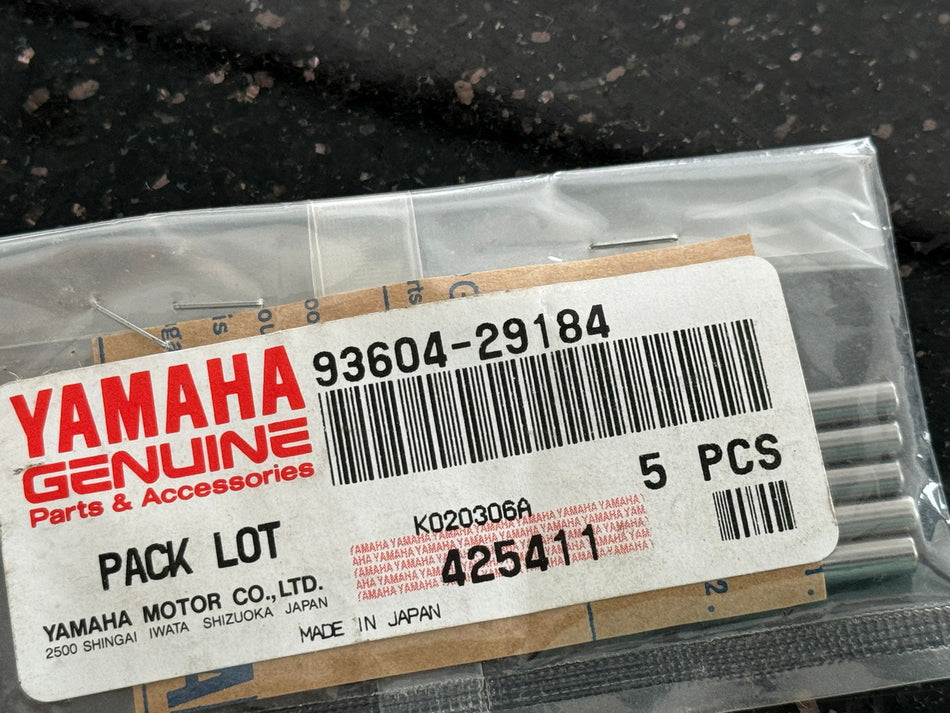 YAMAHA F FL WR YZ original Passstift Stift Pin für Motor 5 Stück - NEU