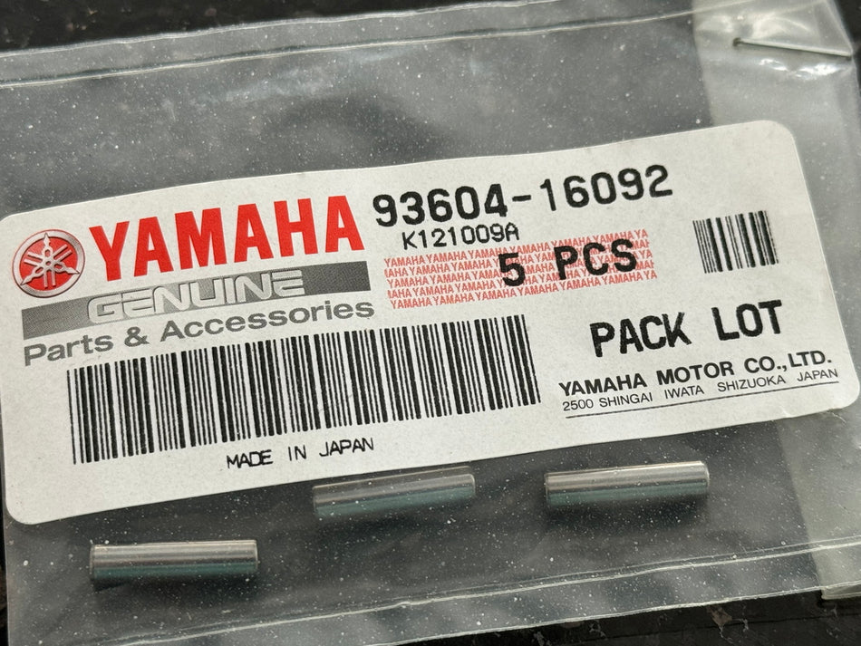 YAMAHA FZ SR TZ XJ XT original Passstift Stift Pin für Schaltwelle 4 Stück - NEU
