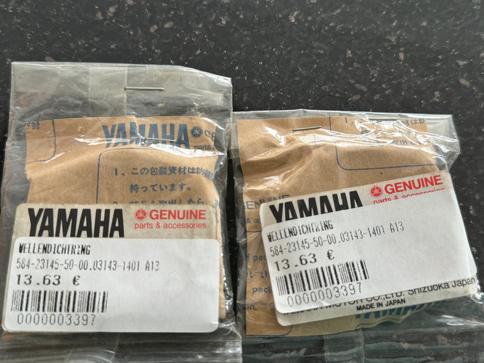 YAMAHA DT RD original Wellendichtring Gabel vorn Fork 2 Stück - NEU