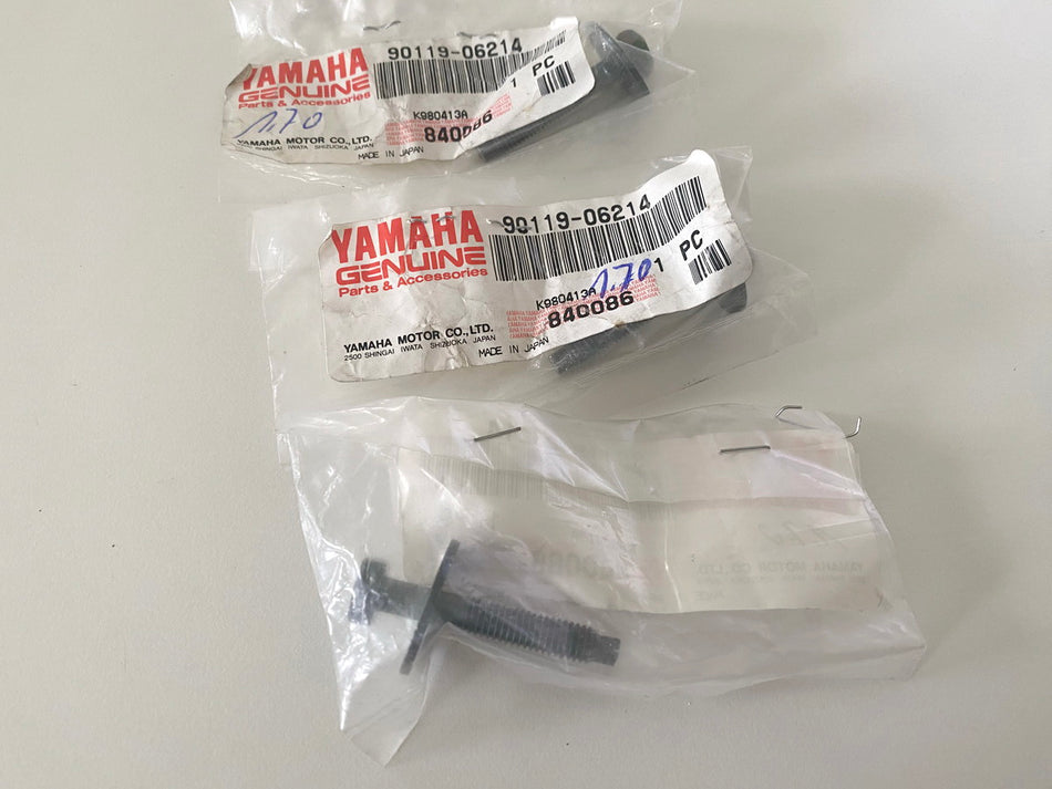 YAMAHA CY DT TDM WR YZ Original Screw with Washer Bolt Screw 3 Pieces - NEW