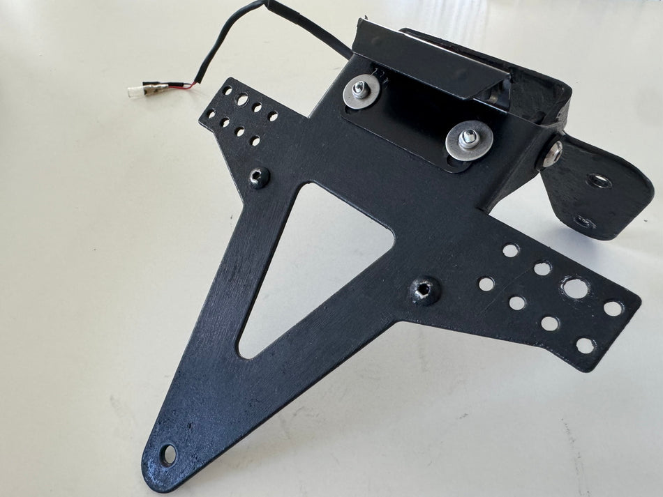 KAWASAKI ZX-10R ZXT00D Kennzeichenhalter Metall Träger Nummernschild 06-07