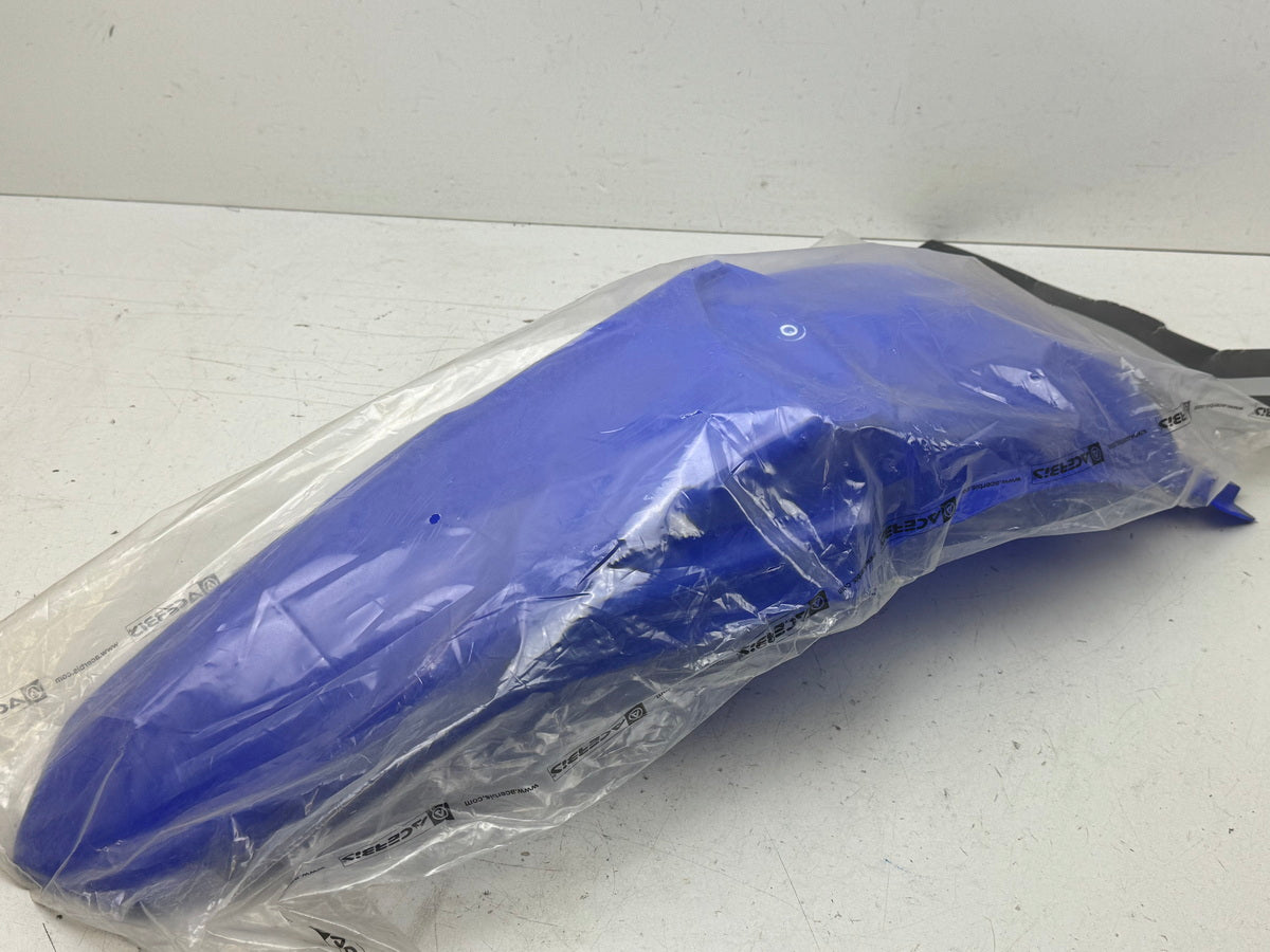Yamha YZ 125 250 Kotflügel hinten Fender Enduro Cross Schutzblech blau NEU