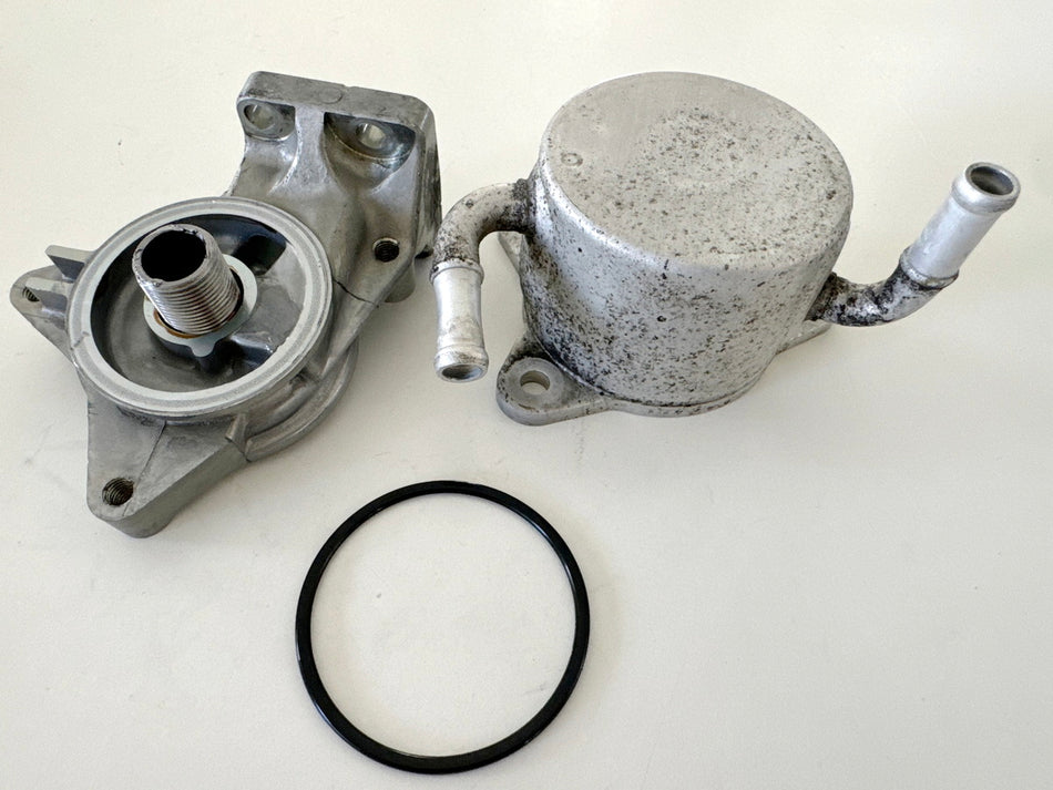 KAWASAKI ZX-10R ZXT00D Ölkühler Wärmetauscher Halterung Ölfilter Gehäuse 06-07