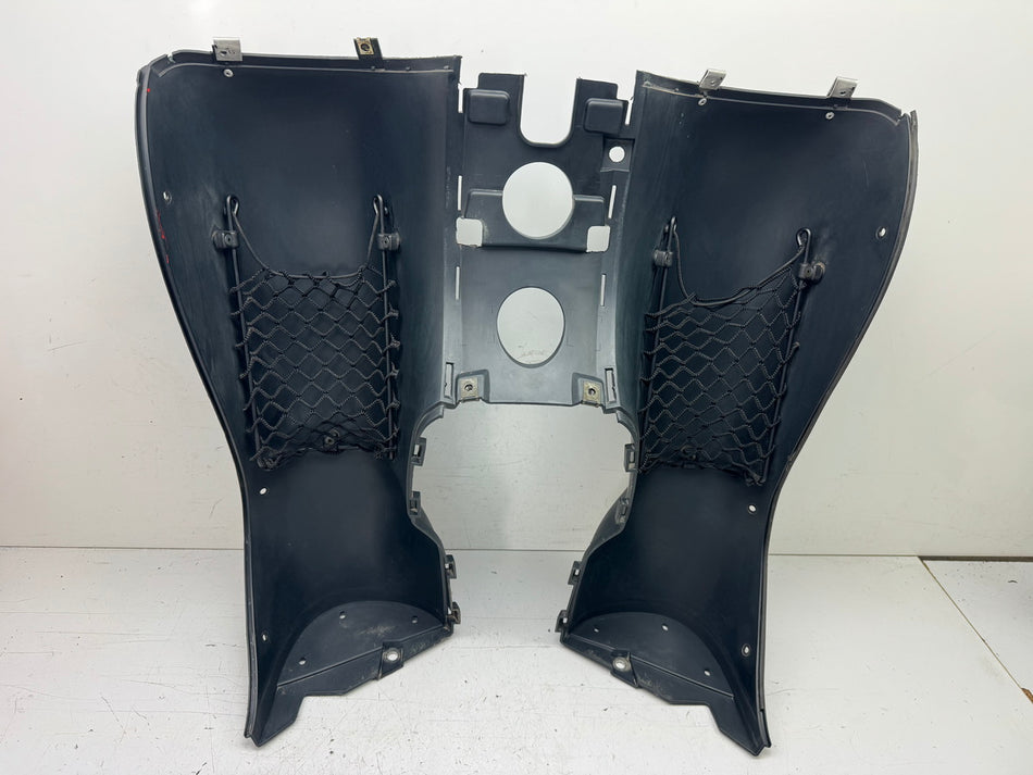 BMW C1 125 200 ABS Leg Shield Fairing Footwell Knee Trim Luggage Net