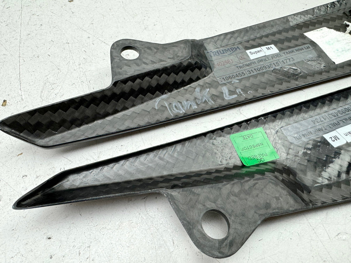 TRIUMPH SPEED TRIPLE 1050 R ABS NN01 Fairing Tank left right Carbon Cover