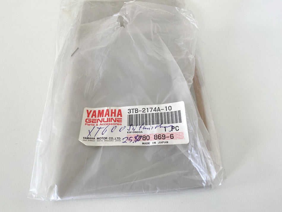 YAMAHA XT500 XT600 original Isolator Seitendeckel Hitzeschutz Aufkleber - NEU