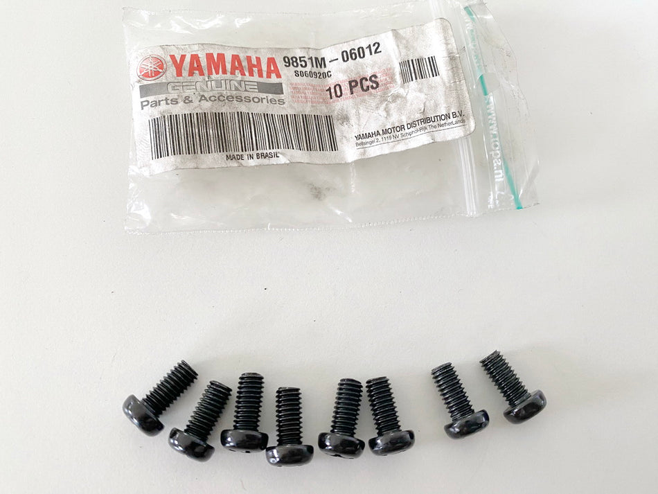 YAMAHA TT-R XT original Schraube Linsenschraube Zylinderkopfschraube 8 Stück NEU