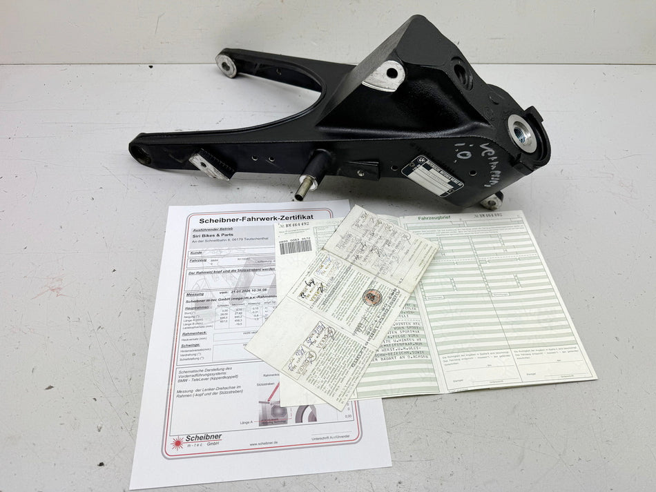BMW R 1100 RT 259 Frame & Title Headstock Documents Measurement Protocol