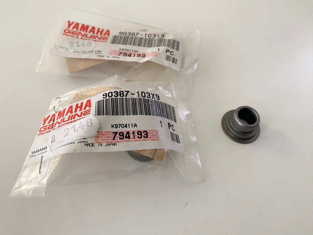 YAMAHA DT TT WR YZ original Hülse Umlenkung Hülsen Collar 2 Stück - NEU