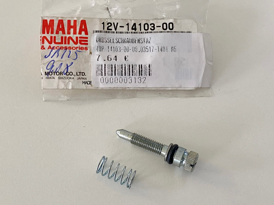 YAMAHA SR125 TW125 XT125 original Drosselschraubenstaz Schraube Vergaser - NEU