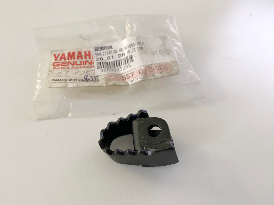 YAMAHA DT TT XT original Bremspedal Trittfläche Pedal 55V-27242-00 - NEUWERTIG