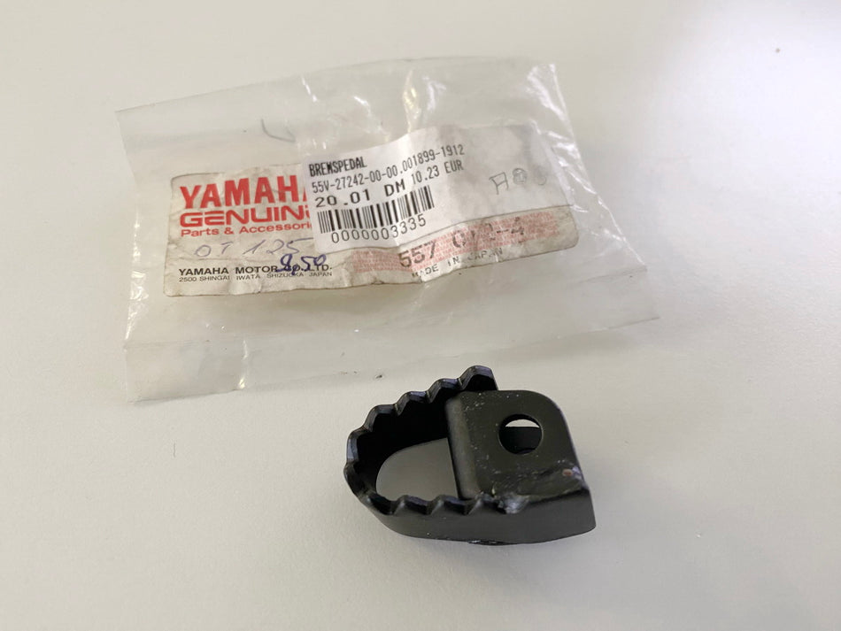 YAMAHA DT TT XT original Bremspedal Trittfläche Pedal 55V-27242-00 - NEUWERTIG