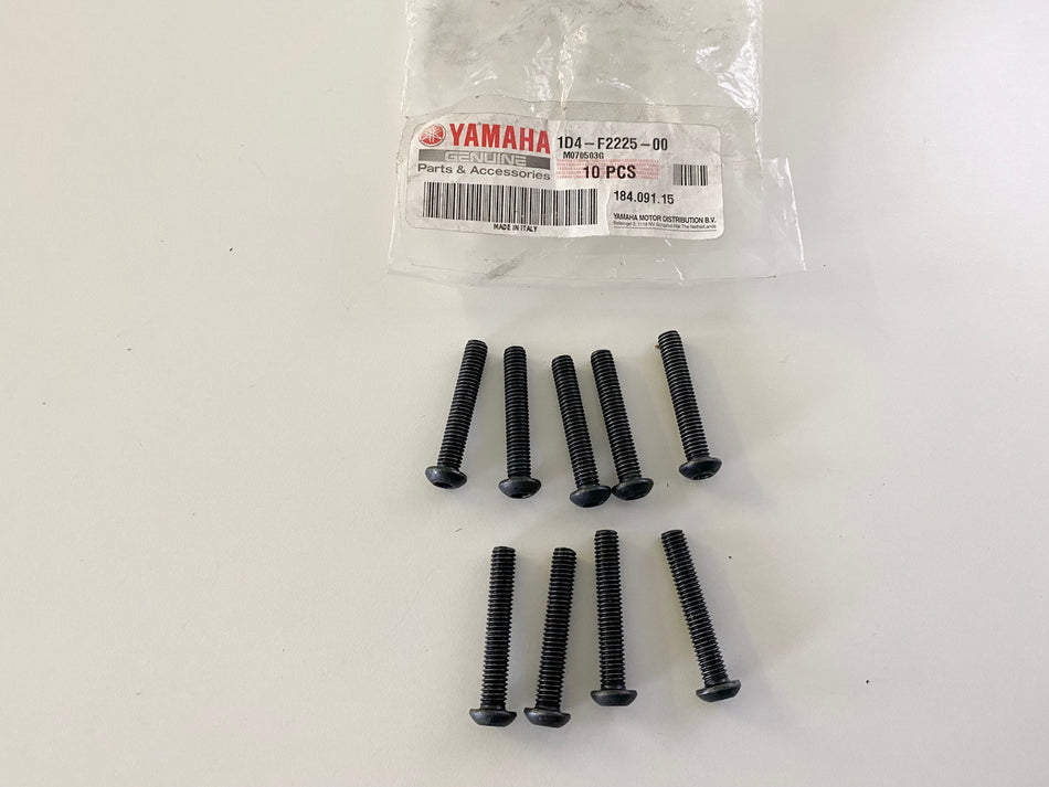 YAMAHA DT50 XT125 original Retaining Ring Screw Screws Bolt 9 Pieces - NEW