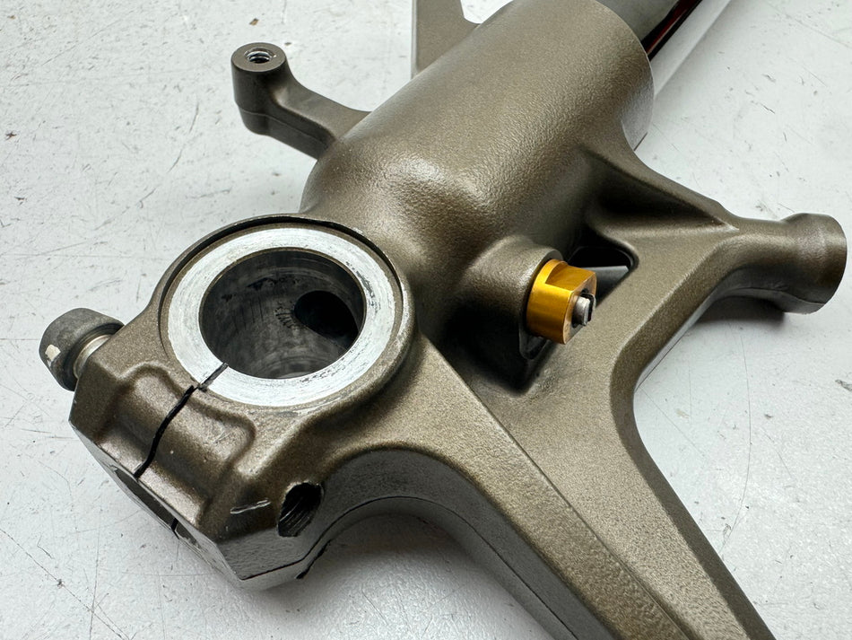 KAWASAKI ZX-10R ZXT00D Gabel Standrohr links Gabelfuß Gleitrohr Gabelholm 06-07