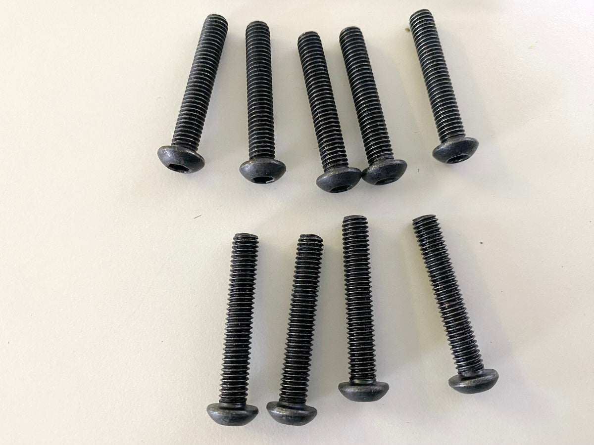 YAMAHA DT50 XT125 original Retaining Ring Screw Screws Bolt 9 Pieces - NEW