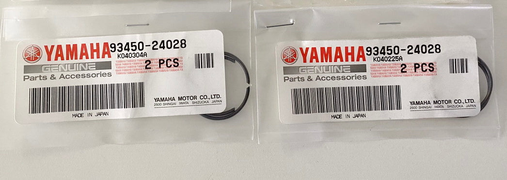 YAMAHA BT MT XV XVS YFM Original Circlip Piston Pin 2 Sets of 2 Pieces NEW