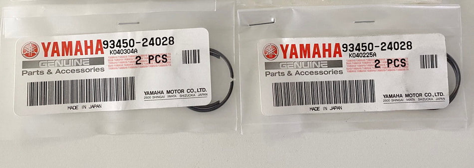 YAMAHA BT MT XV XVS YFM Original Circlip Piston Pin 2 Sets of 2 Pieces NEW
