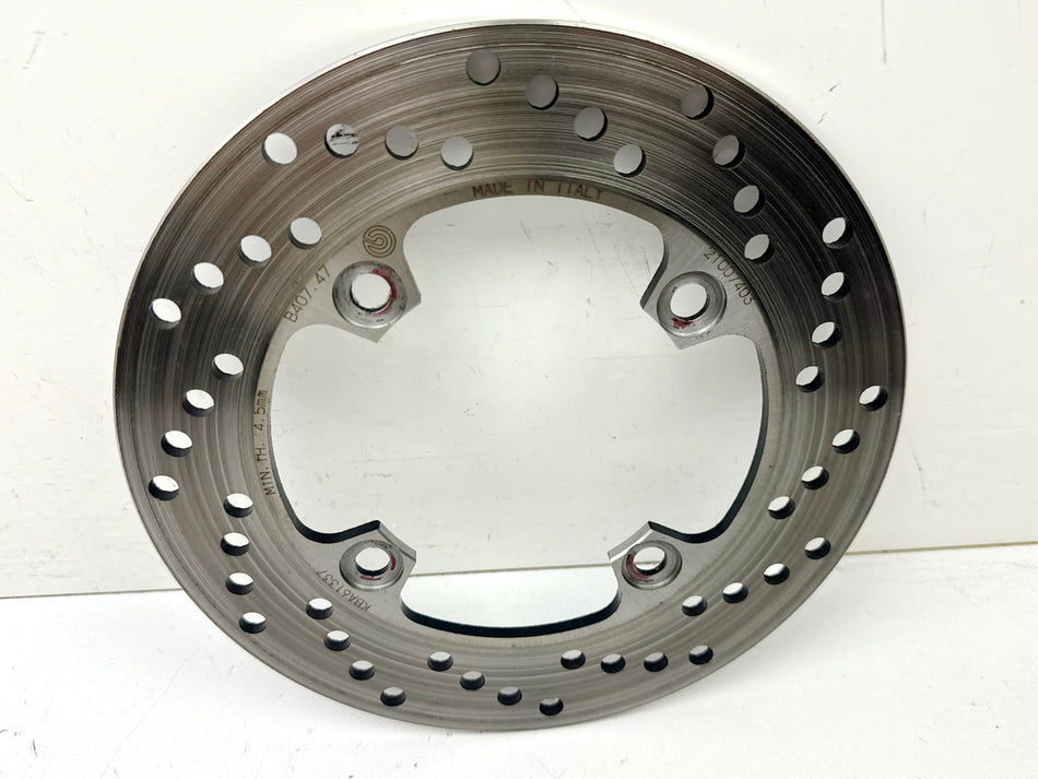 KAWASAKI ZX-10R ZXT00D Bremsscheibe hinten Brembo B40747 kaum gebraucht 06-07