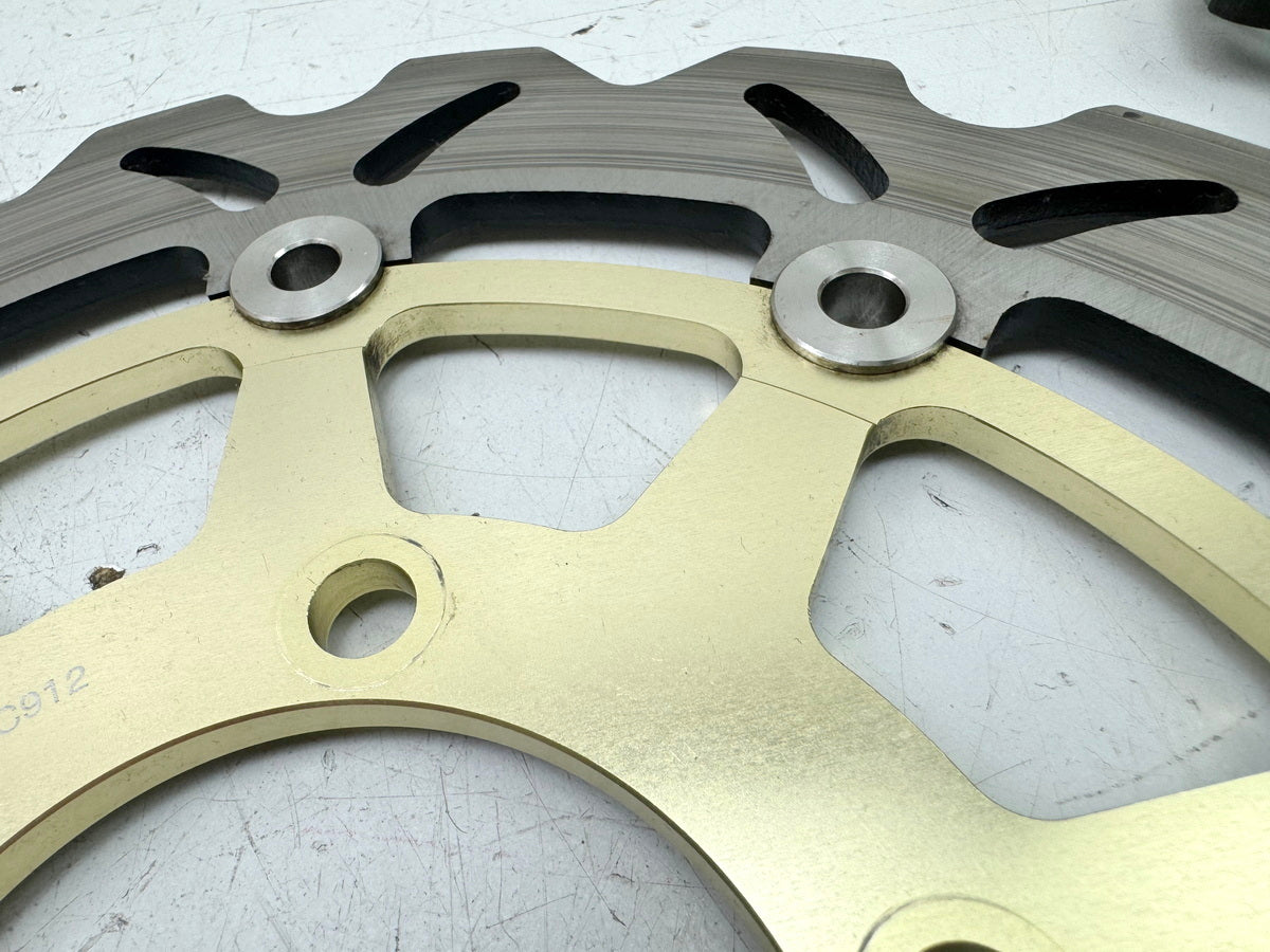 KAWASAKI ZX-10R ZXT00D Bremsscheiben vorn Paar Tarazon neuwertig 06-07