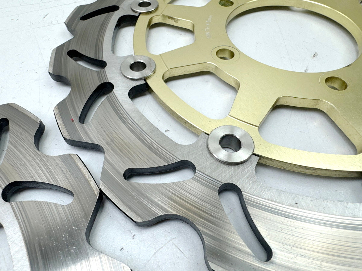 KAWASAKI ZX-10R ZXT00D Bremsscheiben vorn Paar Tarazon neuwertig 06-07