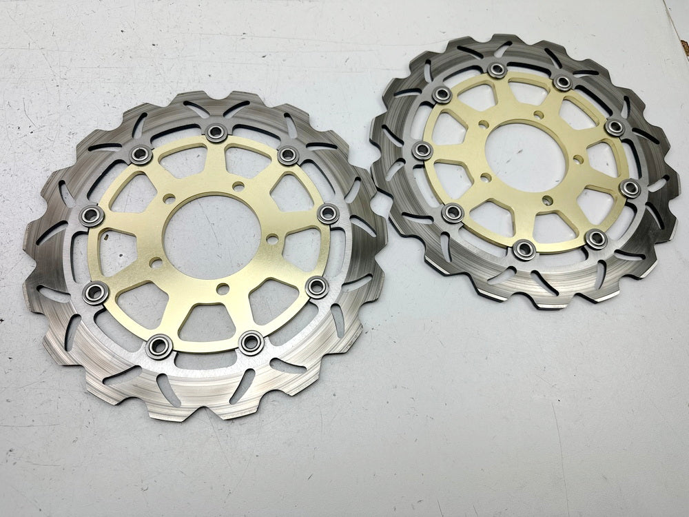 KAWASAKI ZX-10R ZXT00D Bremsscheiben vorn Paar Tarazon neuwertig 06-07