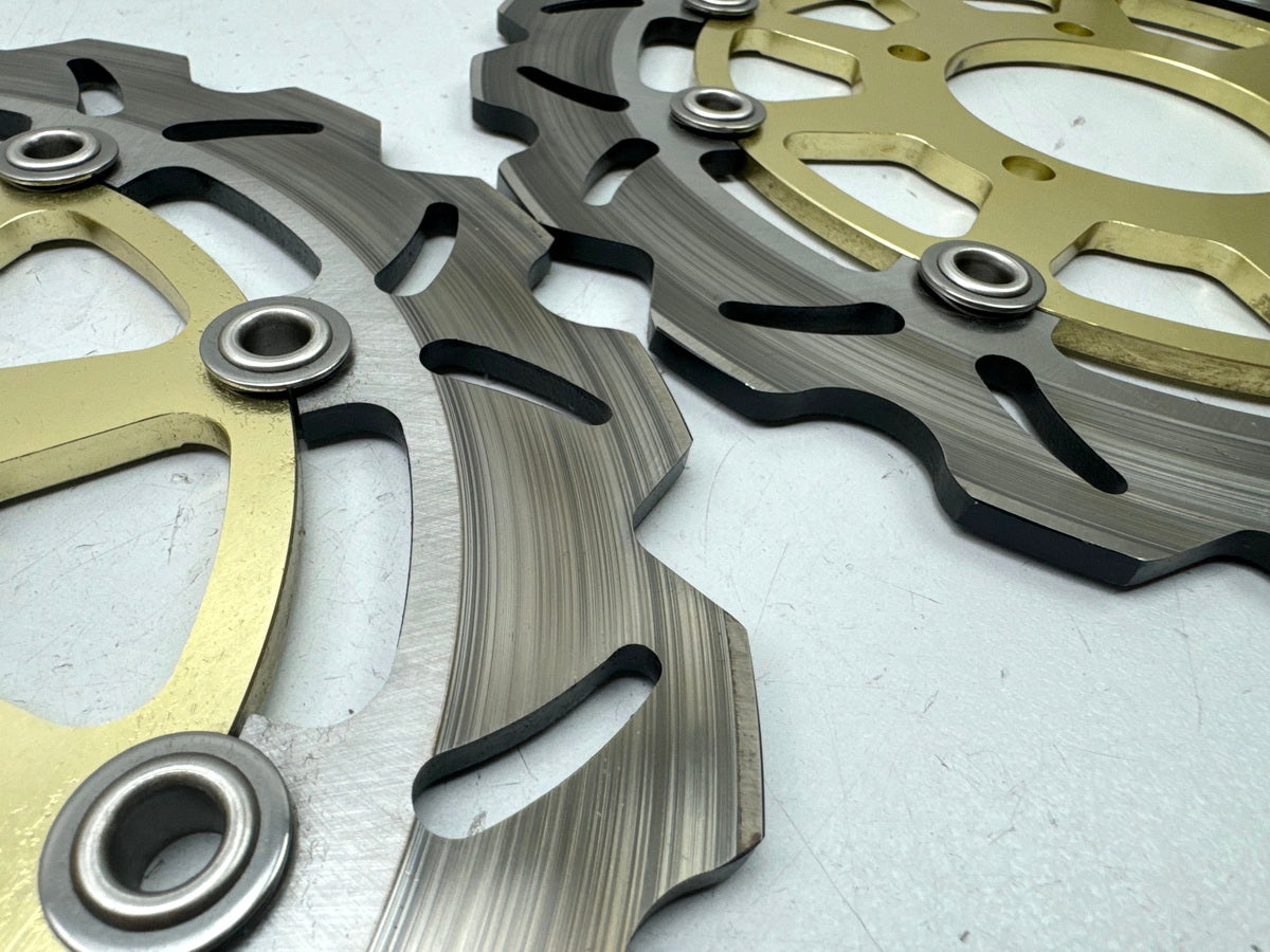 KAWASAKI ZX-10R ZXT00D Bremsscheiben vorn Paar Tarazon neuwertig 06-07