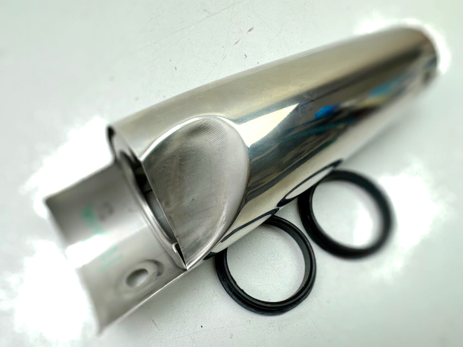 KAWASAKI VN 900 B 11A CLASSIC Abdeckung Gabel oben links Chrom Cover Hülse Holm
