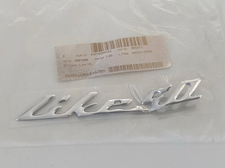 KYMCO Like 50 pegatinas originales emblema para vehículos carenado lateral