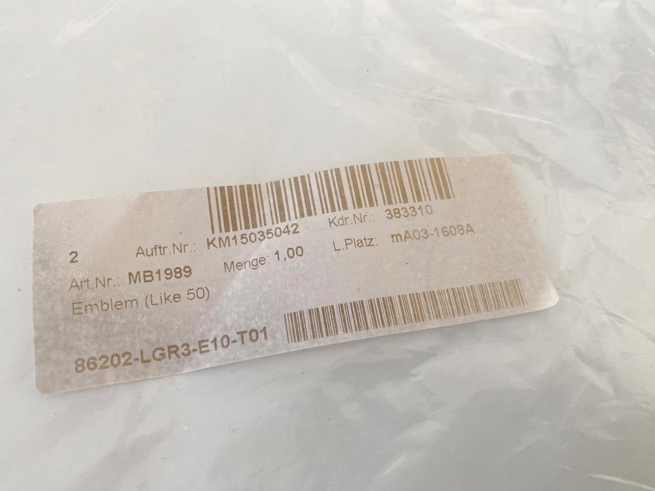 KYMCO Like 50 pegatinas originales emblema para vehículos carenado lateral