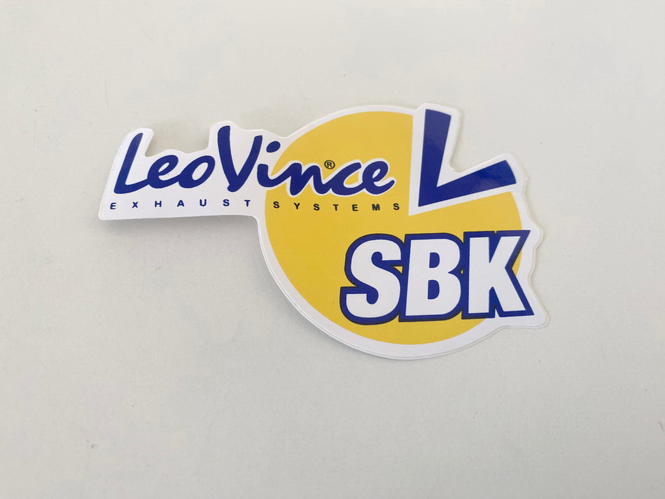 Leo Vince SBK Adhesivo Placa Emblema Escape 412132R - NUEVO