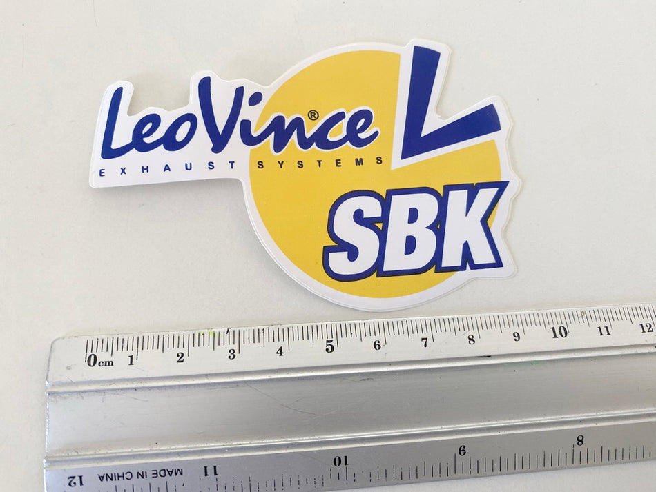 Leo Vince SBK Adhesivo Placa Emblema Escape 412132R - NUEVO
