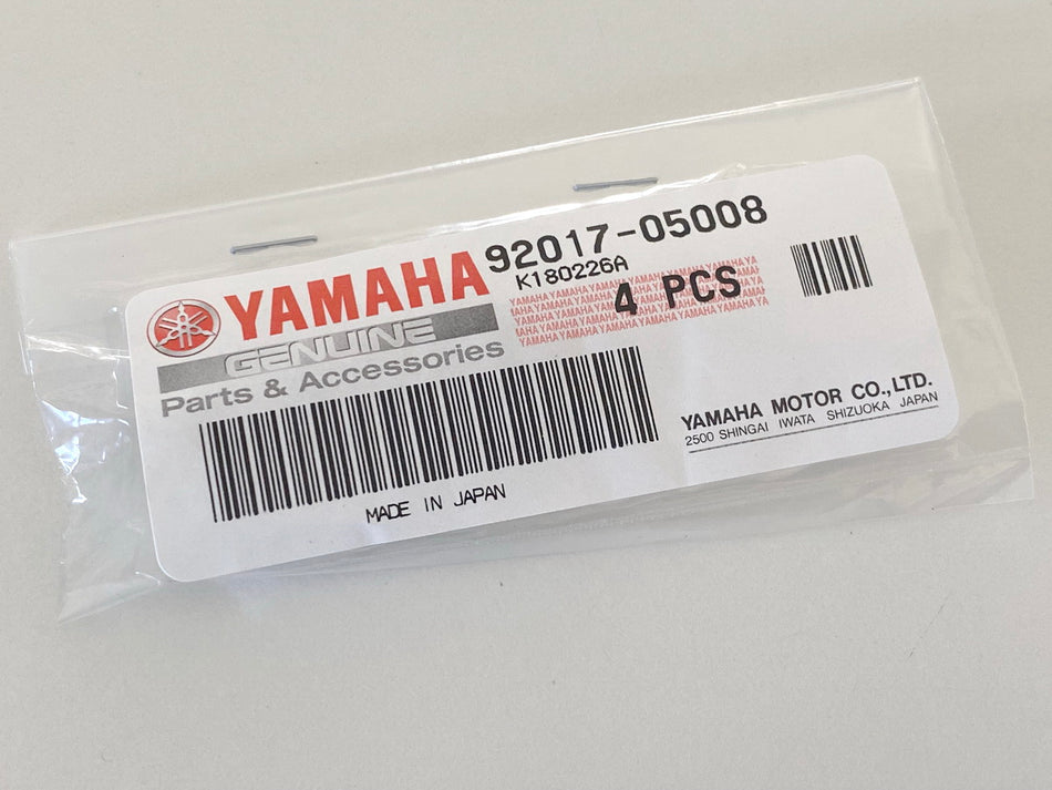 YAMAHA FJR WR XVZ original Screw Screws Stand Footrest 4 Pieces - NEW