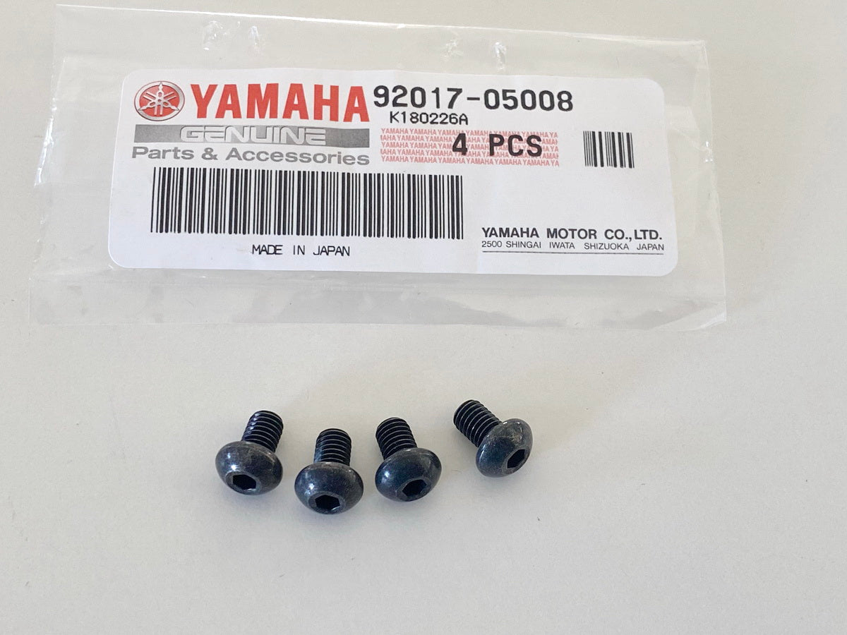 YAMAHA FJR WR XVZ original Screw Screws Stand Footrest 4 Pieces - NEW