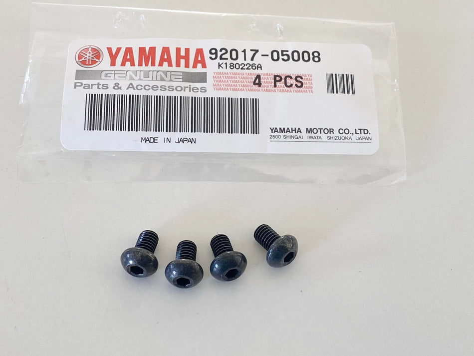 YAMAHA FJR WR XVZ original Screw Screws Stand Footrest 4 Pieces - NEW