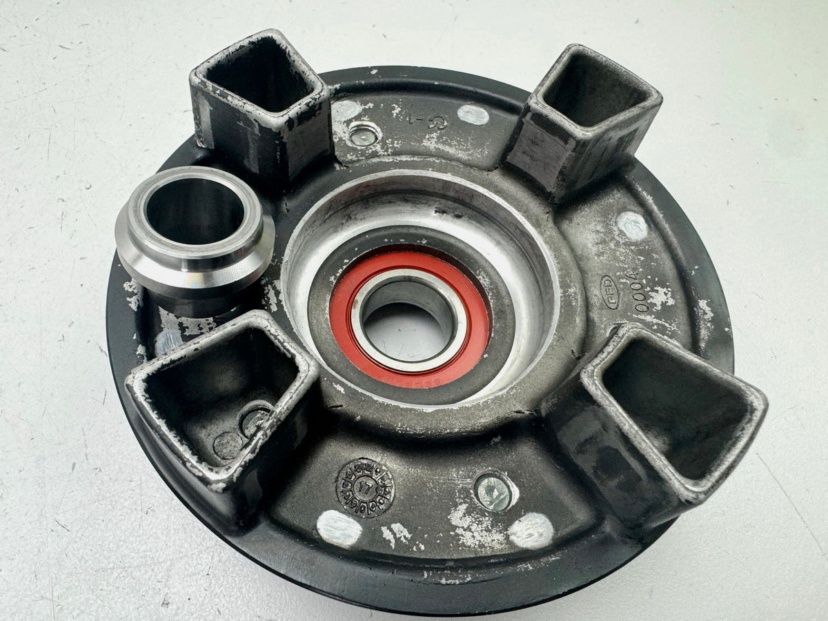 KAWASAKI ZX10R ZXT00D Kettenradträger Aufnahme Kettenrad Distanz für Felge 06-07