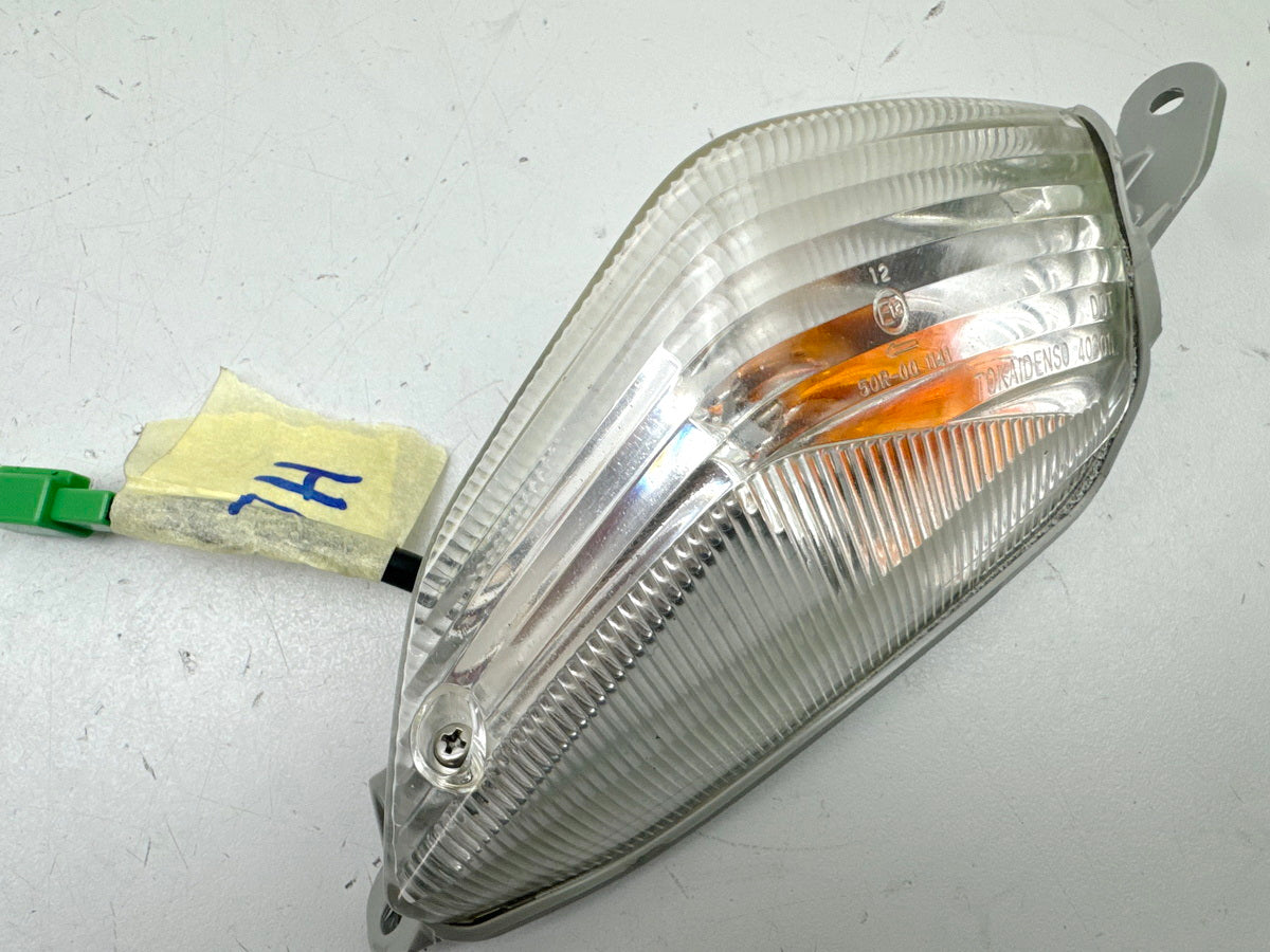 KAWASAKI ZX-10R ZXT00D Blinker hinten links original Blinkerglas Kabel 06-07