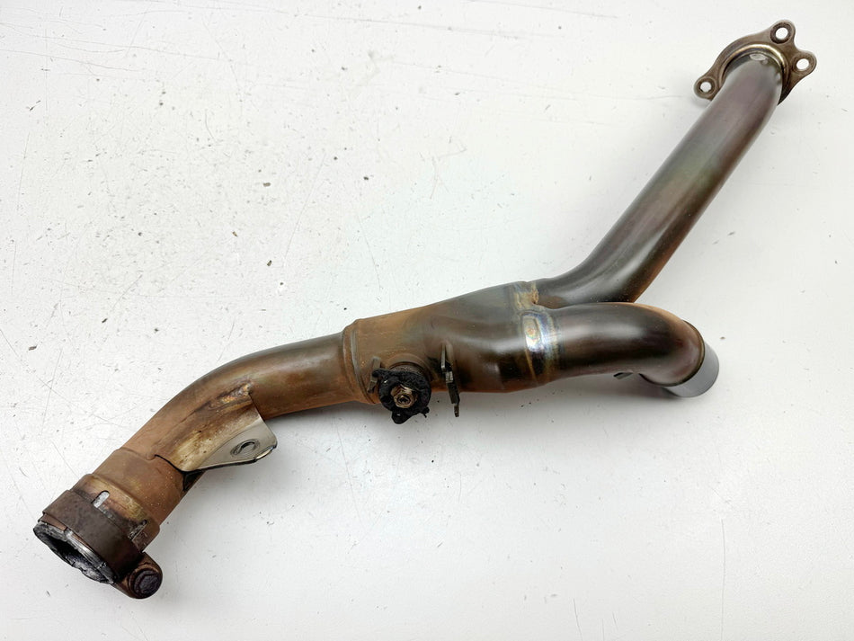 KAWASAKI ZX-10R ZXT00D Krümmer Hosenrohr Zwischenrohr Y Rohr für Auspuff 06-07