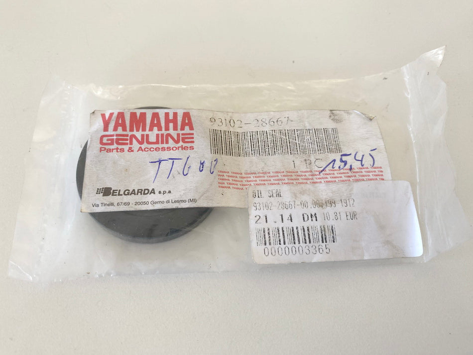 YAMAHA TT 600 original Shaft Seal Ring Simmerring rear Wheel - NEW