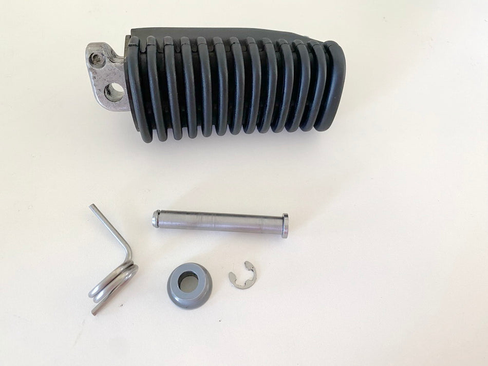 BMW R 1150 RT R22 estribera derecha del conductor, goma de estribera original