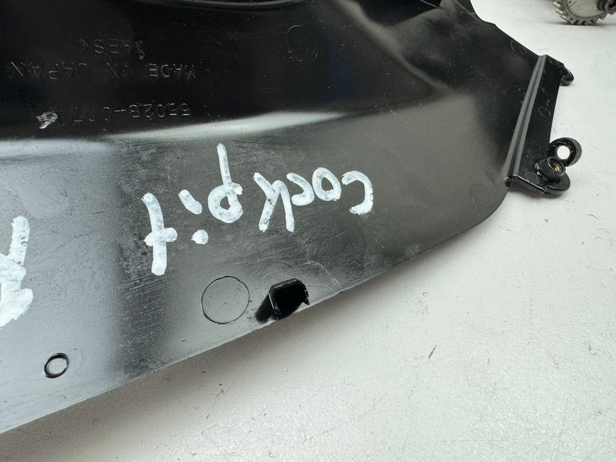 KAWASAKI ZX-10R ZXT00D Verkleidung Cockpit rechts Abdeckung Blende Cover 06-07