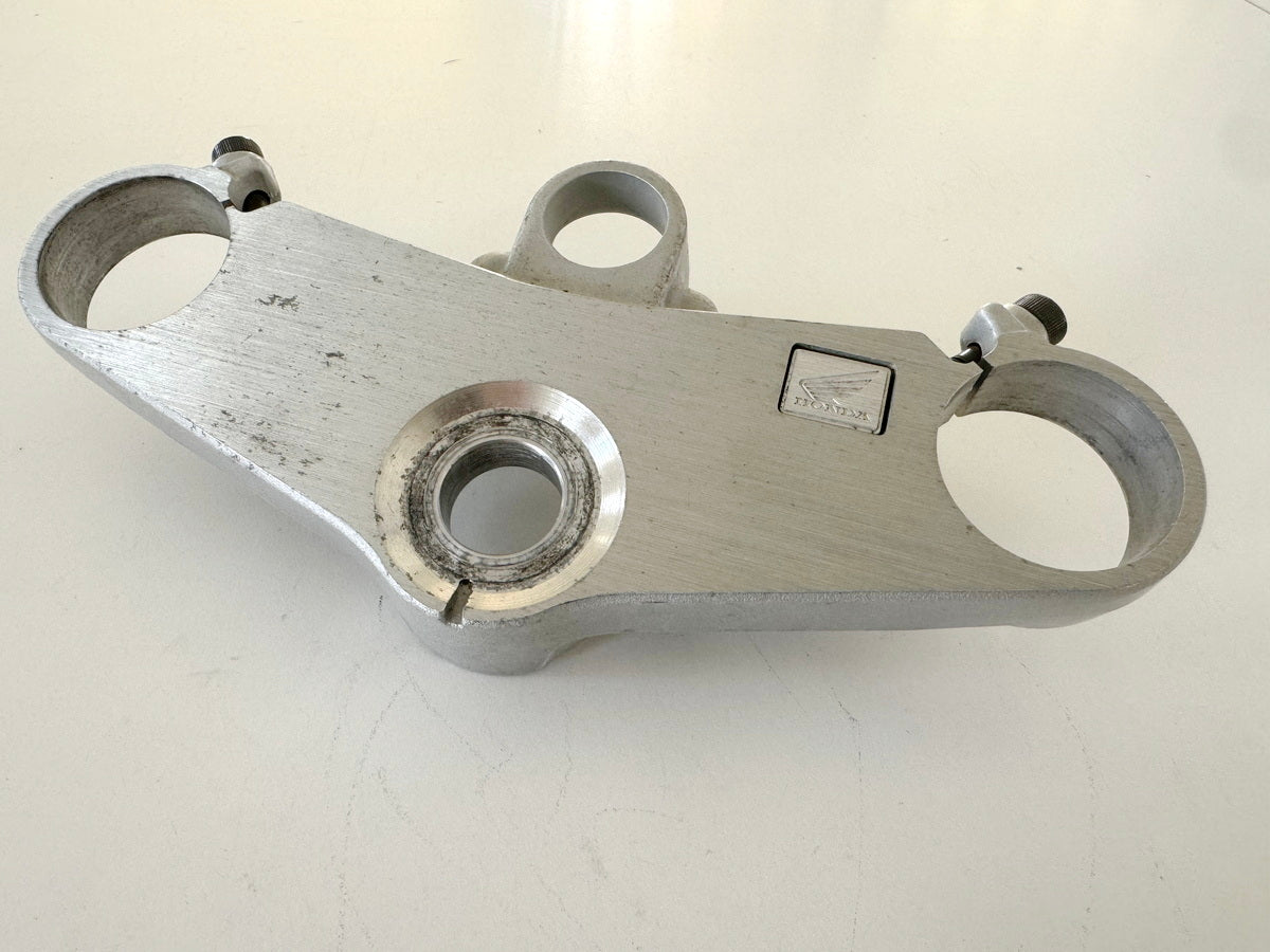 Honda CBR 900 SC28 Gabelbrücke oben silber für Gabelholm Standrohr Gabel 92-95