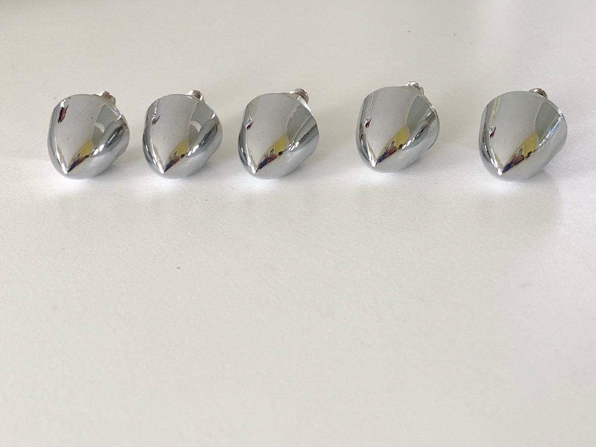 Highway Hawk Hutmuttern M6 Chrome 5 Stück Bulletnut Plain - NEU