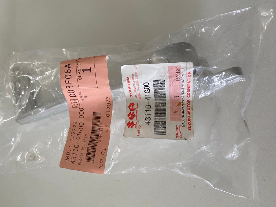 Suzuki Bremspedal Bremshebel Pedal freno 43110-41G00 original para GSX-R - NUEVO