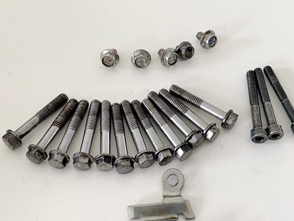 HUSQVARNA Vitpilen HQV 401 tornillos tapa alternador estator tapa motor SÓLO 6897 km