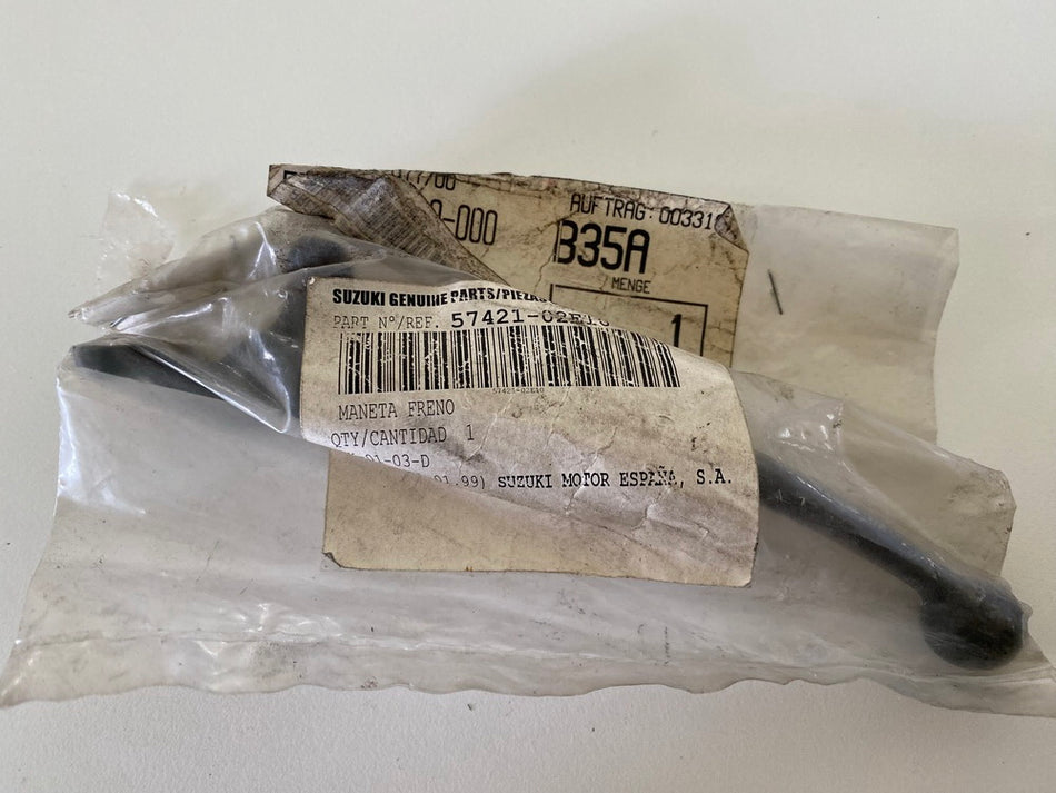 Suzuki Maneta de freno original 57421-02E10 AY50 UF50 UX50 - NUEVO