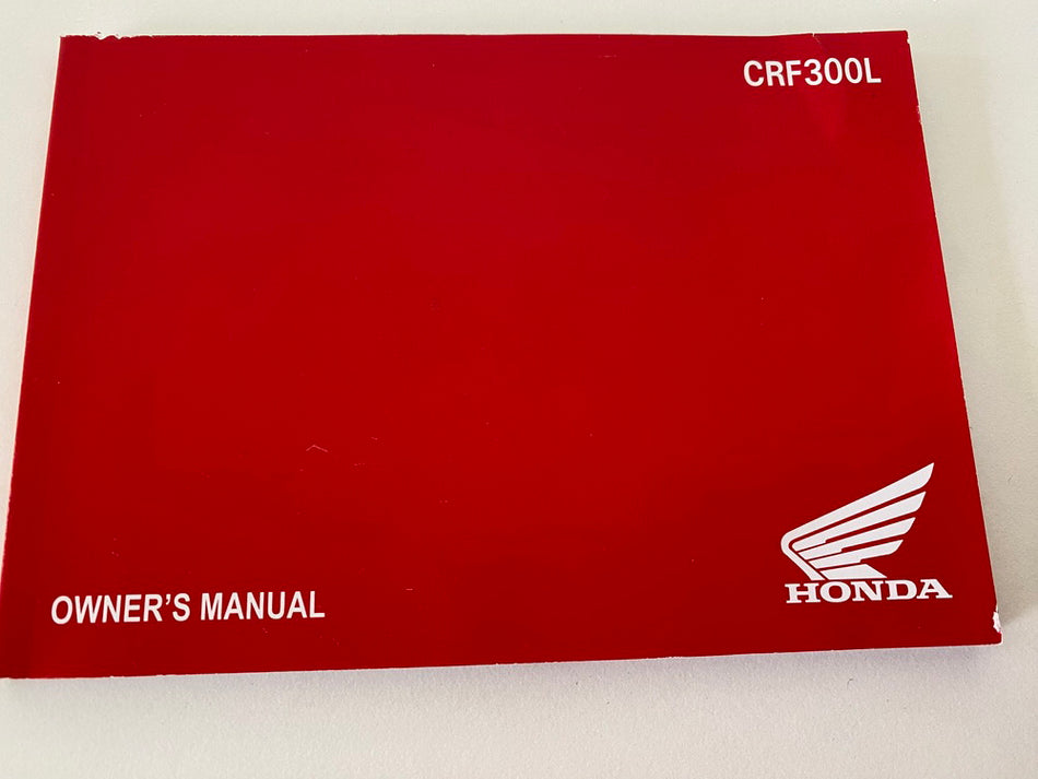 Honda CRF300L Bedienungsanleitung Handbuch Owner's Manual englisch - NEU
