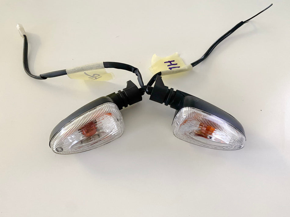 BMW F 650 169 Intermitente trasero izquierdo derecho Tulipa blanca Intermitente